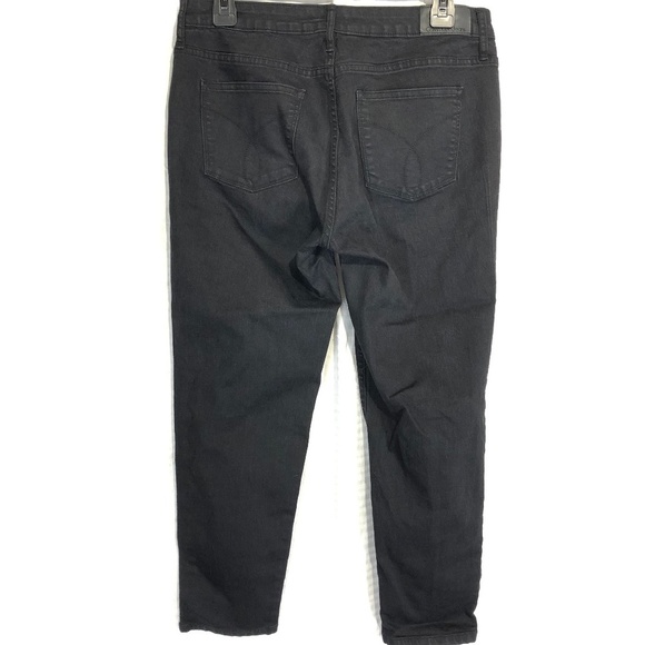 CALVIN KLEIN Black ANKLE SKINNY Stretch Jeans ~ 31 - Picture 5 of 8